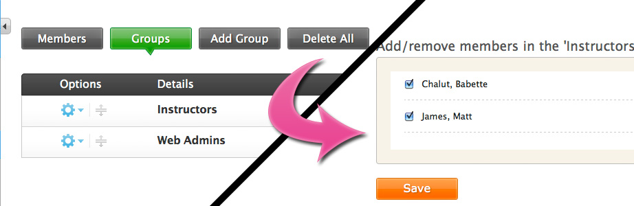 Member Grouping